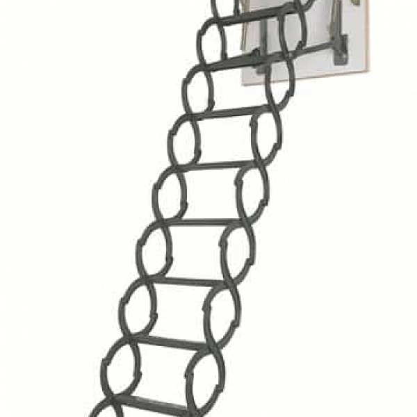 Чердачная лестница Fakro LST ножничная металлическая термоизоляционная 50x80x280 см
