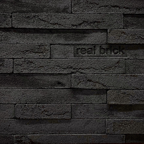 REAL BRICK Ригельная плитка Коллекция 1 3Д (укладка без шва) графит