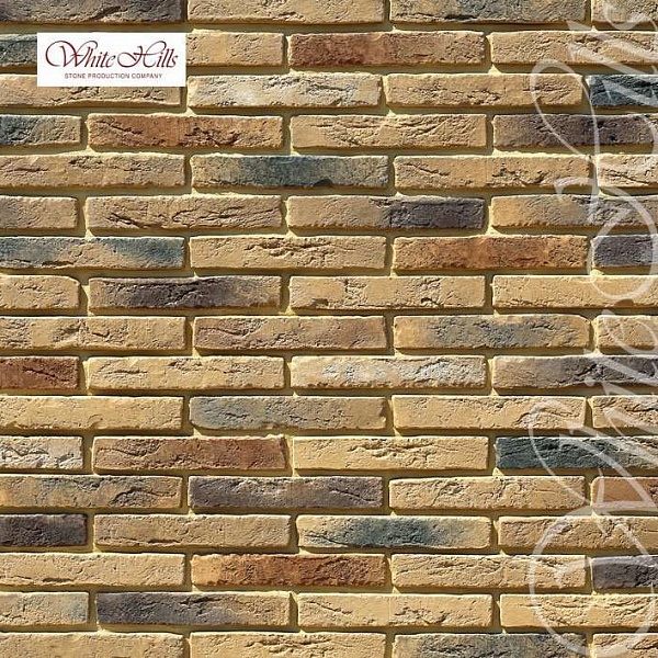 380-40 White Hills Кирпич «Остия Брик» (Ostia Brick), коричневый, плоскостной.